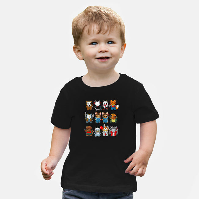 Scary Animals-Baby-Basic-Tee-Vallina84