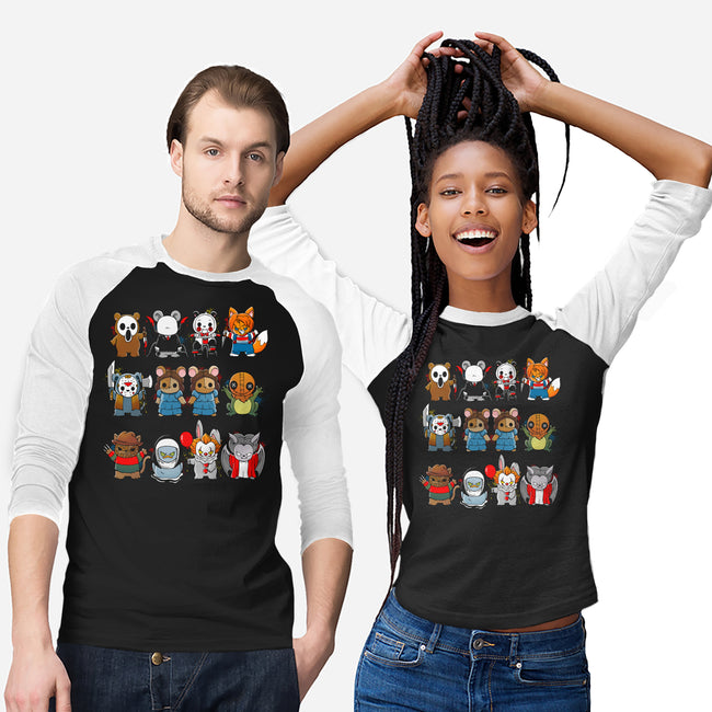 Scary Animals-Unisex-Baseball-Tee-Vallina84