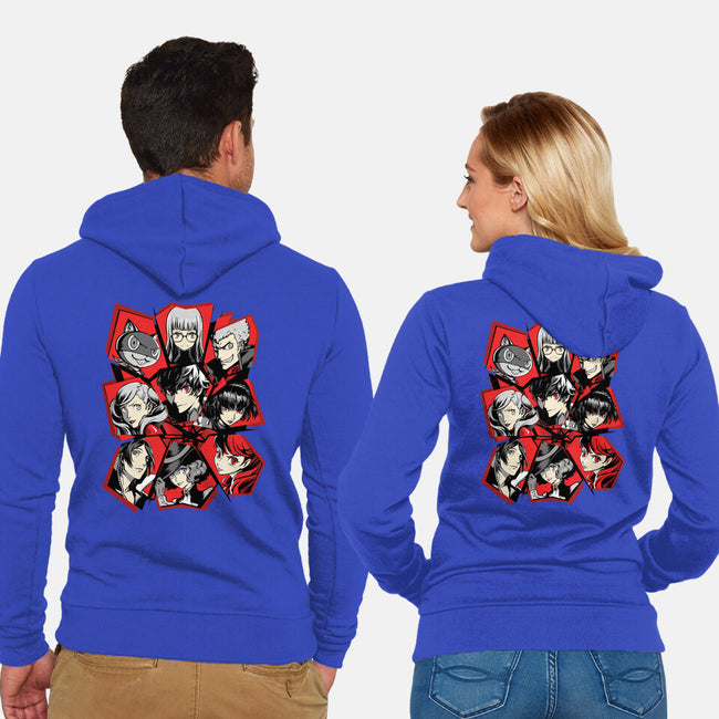 All Out Attack-Unisex-Zip-Up-Sweatshirt-jmcg