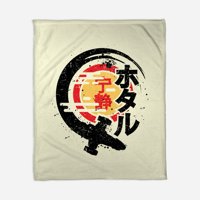 Firefly Of The Rising Sun-None-Fleece-Blanket-jrberger