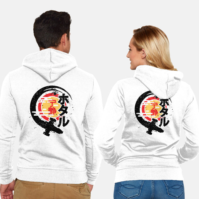 Firefly Of The Rising Sun-Unisex-Zip-Up-Sweatshirt-jrberger