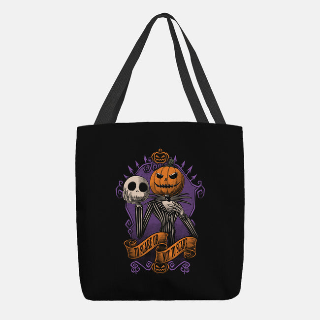 To Scare Or Not-None-Basic Tote-Bag-Studio Mootant