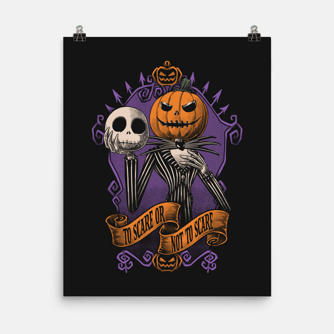 To Scare Or Not-None-Matte-Poster-Studio Mootant