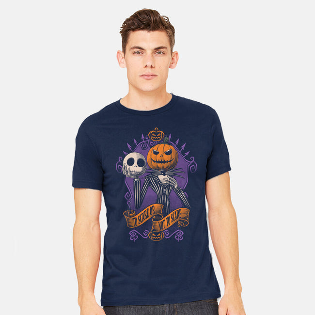 To Scare Or Not-Mens-Heavyweight-Tee-Studio Mootant