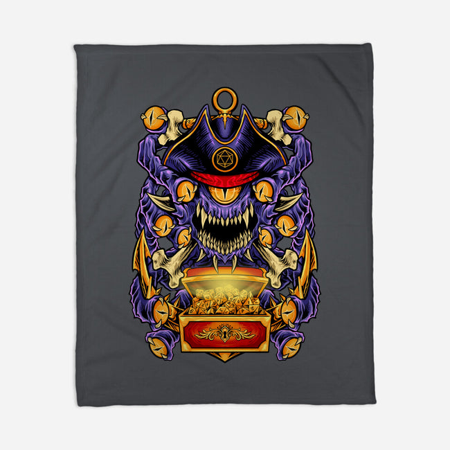 Pirate Beholder-None-Fleece-Blanket-spoilerinc