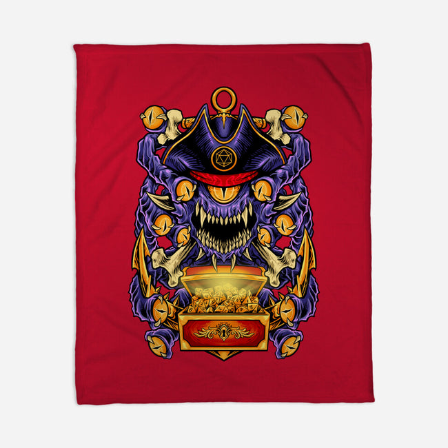 Pirate Beholder-None-Fleece-Blanket-spoilerinc