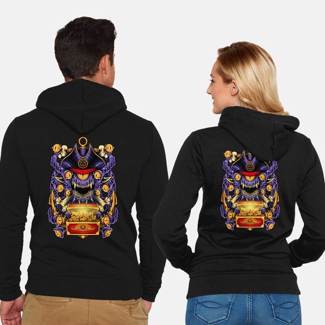 Pirate Beholder-Unisex-Zip-Up-Sweatshirt-spoilerinc