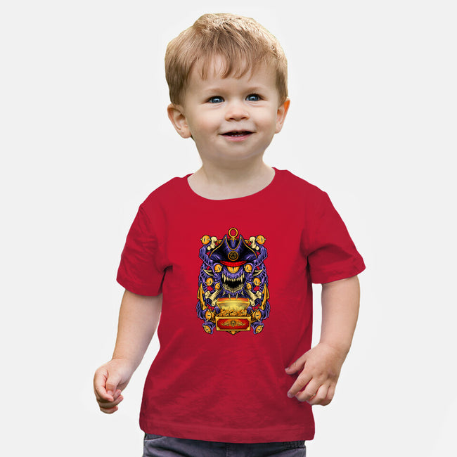 Pirate Beholder-Baby-Basic-Tee-spoilerinc