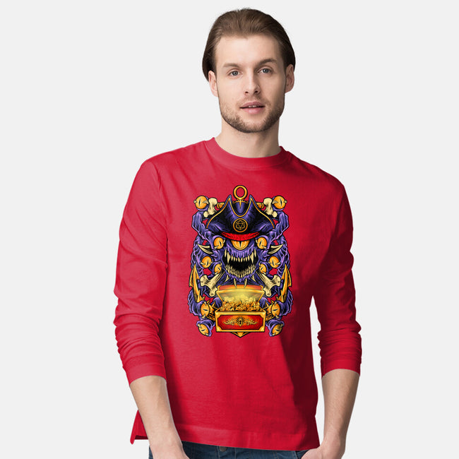 Pirate Beholder-Mens-Long Sleeved-Tee-spoilerinc