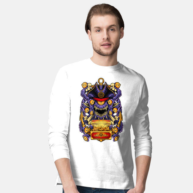 Pirate Beholder-Mens-Long Sleeved-Tee-spoilerinc