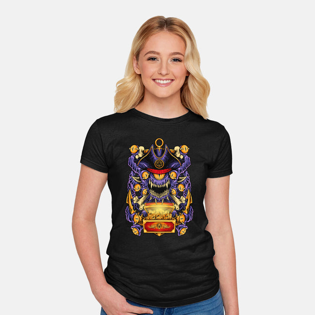 Pirate Beholder-Womens-Fitted-Tee-spoilerinc