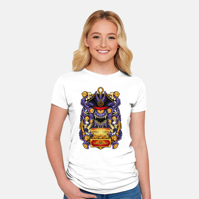 Pirate Beholder-Womens-Fitted-Tee-spoilerinc