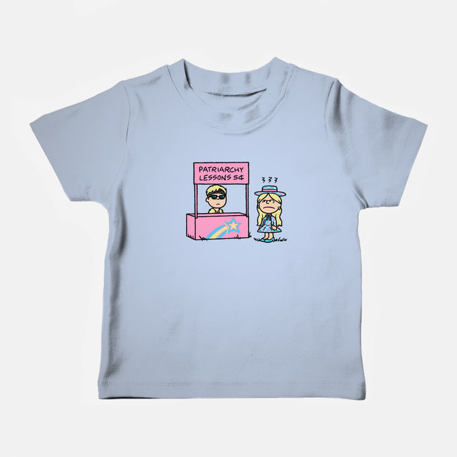 Patriarchy Lessons-Baby-Basic-Tee-Raffiti