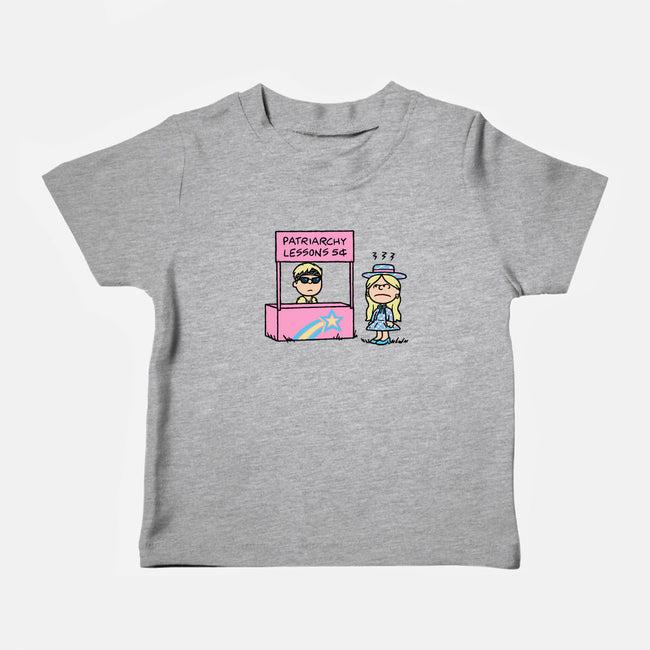 Patriarchy Lessons-Baby-Basic-Tee-Raffiti