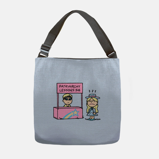 Patriarchy Lessons-None-Adjustable Tote-Bag-Raffiti