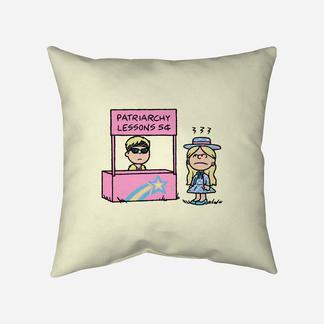 Patriarchy Lessons-None-Removable Cover w Insert-Throw Pillow-Raffiti