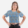 Poor Little Bug On The Wall-Womens-All Over Print Cropped-Tee-Alexhefe