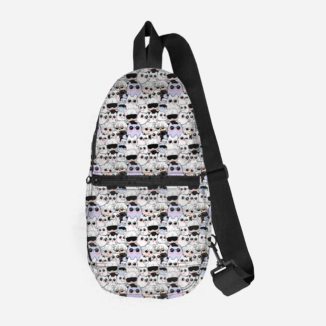 Gojo Satoru Neko-None-All Over Print Sling-Bag-barobaro