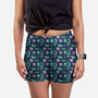 Pastel Alien-Womens-All Over Print Sleep-Shorts-xMorfina