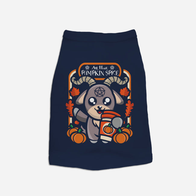 All Hail Pumpkin Spice-Dog-Basic-Pet Tank-jrberger