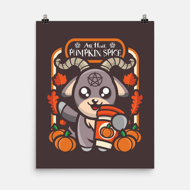 All Hail Pumpkin Spice-None-Matte-Poster-jrberger