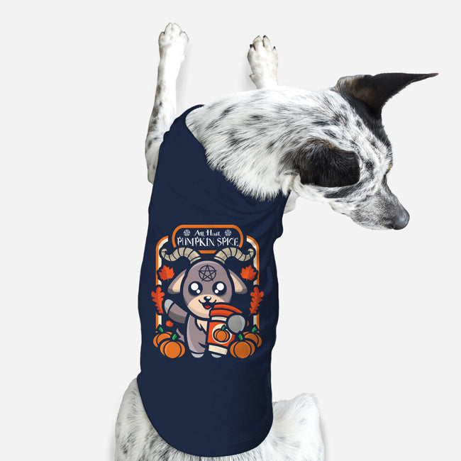 All Hail Pumpkin Spice-Dog-Basic-Pet Tank-jrberger