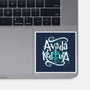 Avada Kedavra-None-Glossy-Sticker-Getsousa!