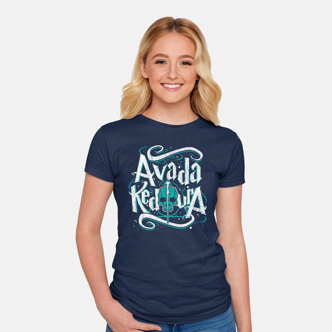 Avada Kedavra-Womens-Fitted-Tee-Getsousa!