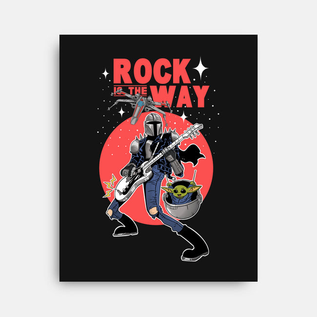 Rock Is The Way-None-Stretched-Canvas-Tri haryadi