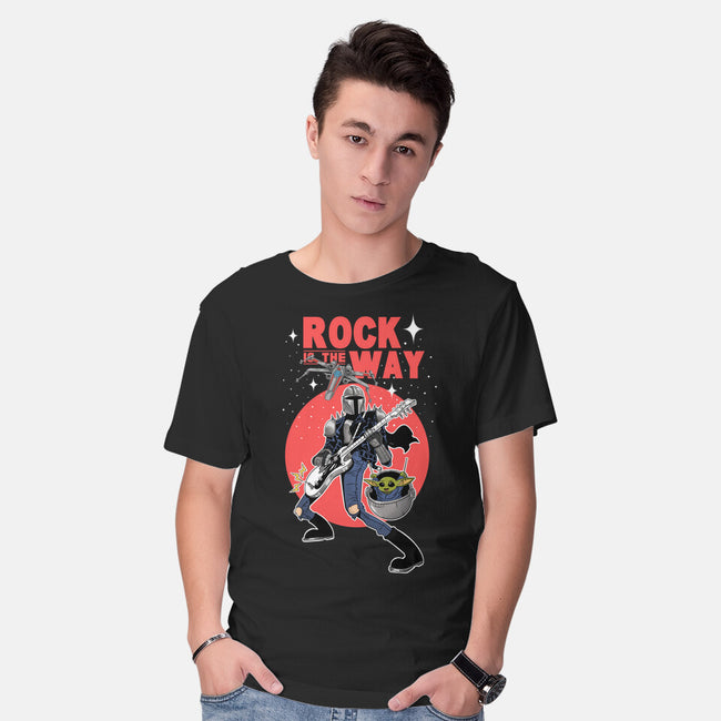 Rock Is The Way-Mens-Basic-Tee-Tri haryadi