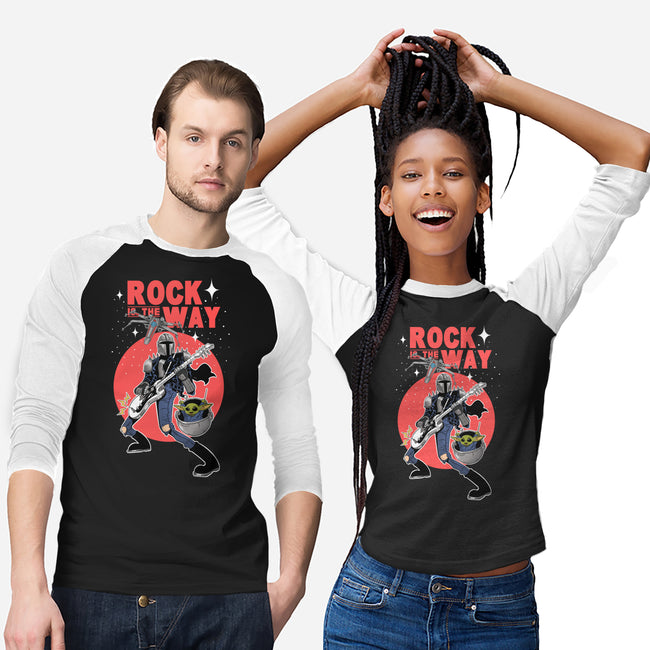 Rock Is The Way-Unisex-Baseball-Tee-Tri haryadi