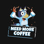 Bluey Needs More Coffee-Baby-Basic-Onesie-MaxoArt