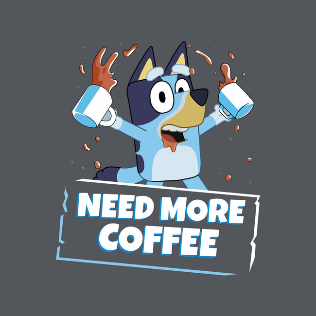 Bluey Needs More Coffee-Mens-Premium-Tee-MaxoArt