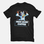 Bluey Needs More Coffee-Womens-Fitted-Tee-MaxoArt