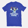 Bluey Needs More Coffee-Womens-Fitted-Tee-MaxoArt