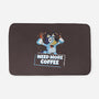 Bluey Needs More Coffee-None-Memory Foam-Bath Mat-MaxoArt