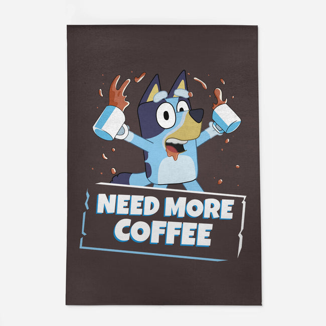 Bluey Needs More Coffee-None-Indoor-Rug-MaxoArt