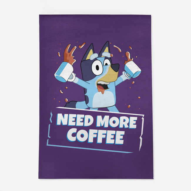 Bluey Needs More Coffee-None-Indoor-Rug-MaxoArt