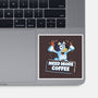 Bluey Needs More Coffee-None-Glossy-Sticker-MaxoArt