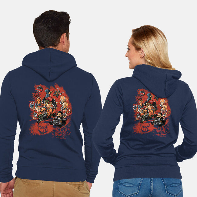 Mad Kart-Unisex-Zip-Up-Sweatshirt-TonyCenteno