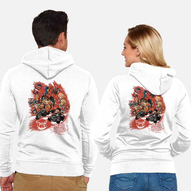 Mad Kart-Unisex-Zip-Up-Sweatshirt-TonyCenteno