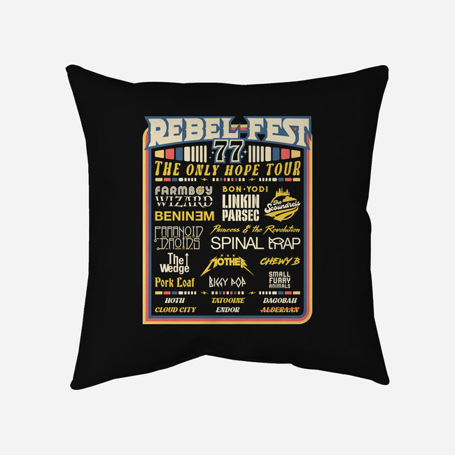 Rebel Fest-None-Removable Cover-Throw Pillow-rocketman_art