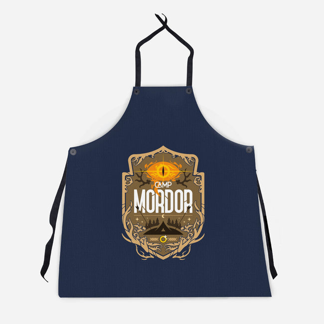 Camp Mordor-Unisex-Kitchen-Apron-BadBox