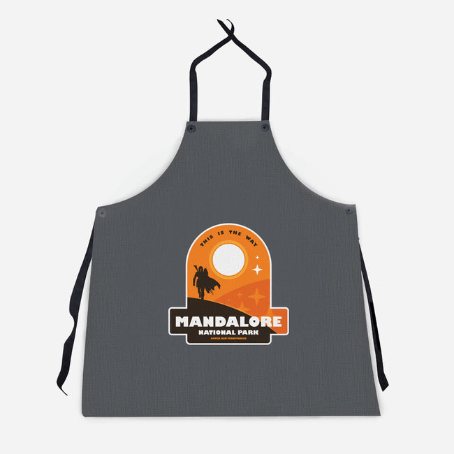 Mandalore National Park-Unisex-Kitchen-Apron-BadBox