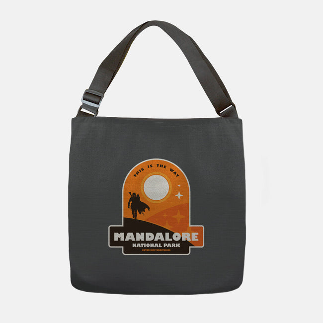 Mandalore National Park-None-Adjustable Tote-Bag-BadBox