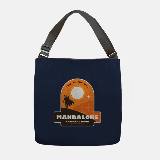 Mandalore National Park-None-Adjustable Tote-Bag-BadBox