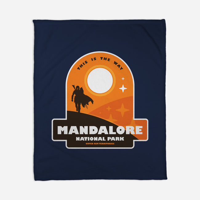 Mandalore National Park-None-Fleece-Blanket-BadBox