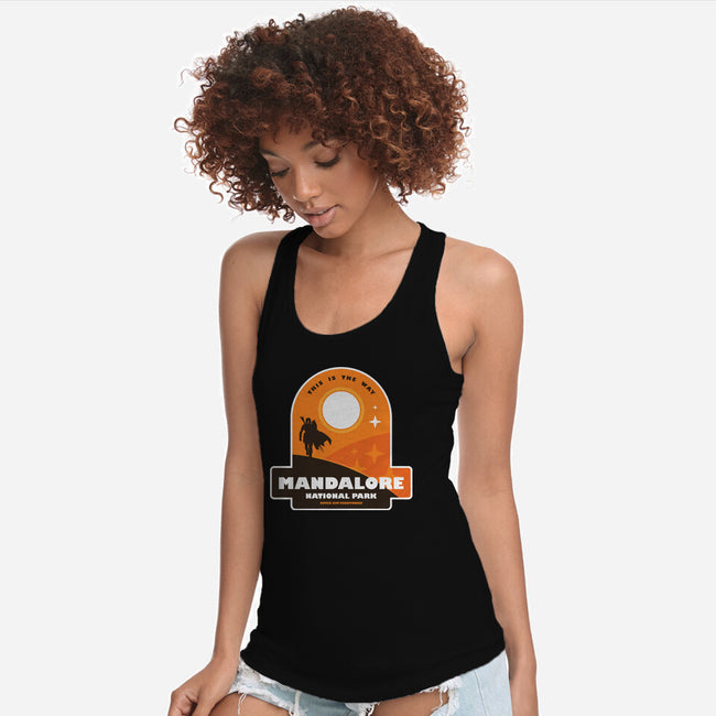 Mandalore National Park-Womens-Racerback-Tank-BadBox