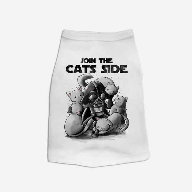 Join The Cats Side-Dog-Basic-Pet Tank-fanfabio