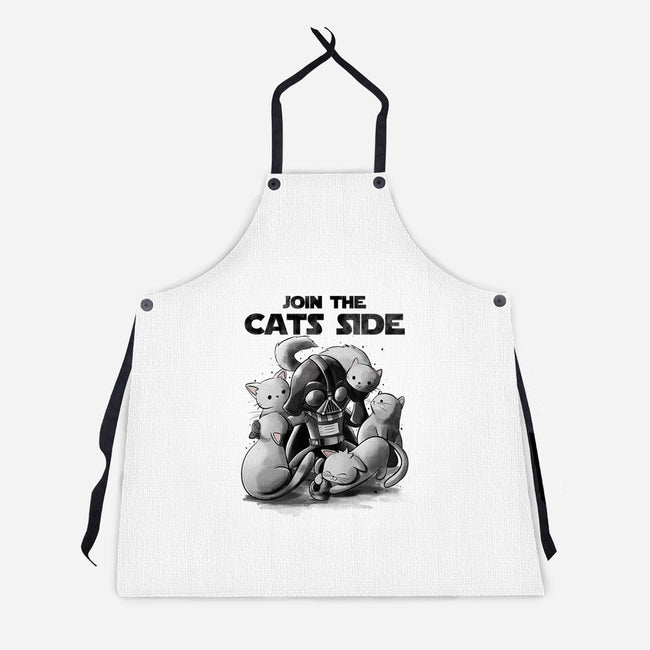 Join The Cats Side-Unisex-Kitchen-Apron-fanfabio